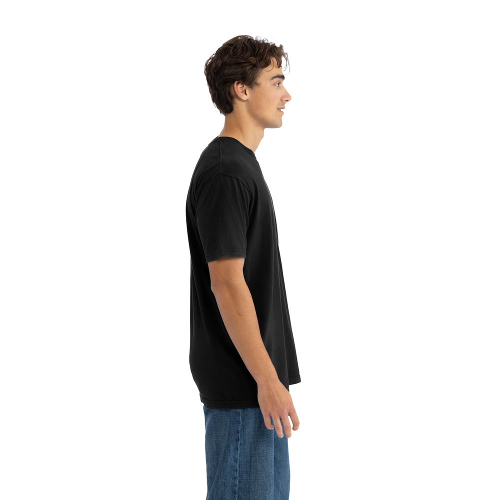 Soft Wash Cotton T-Shirt Washed - Black | 3600SW | NLA