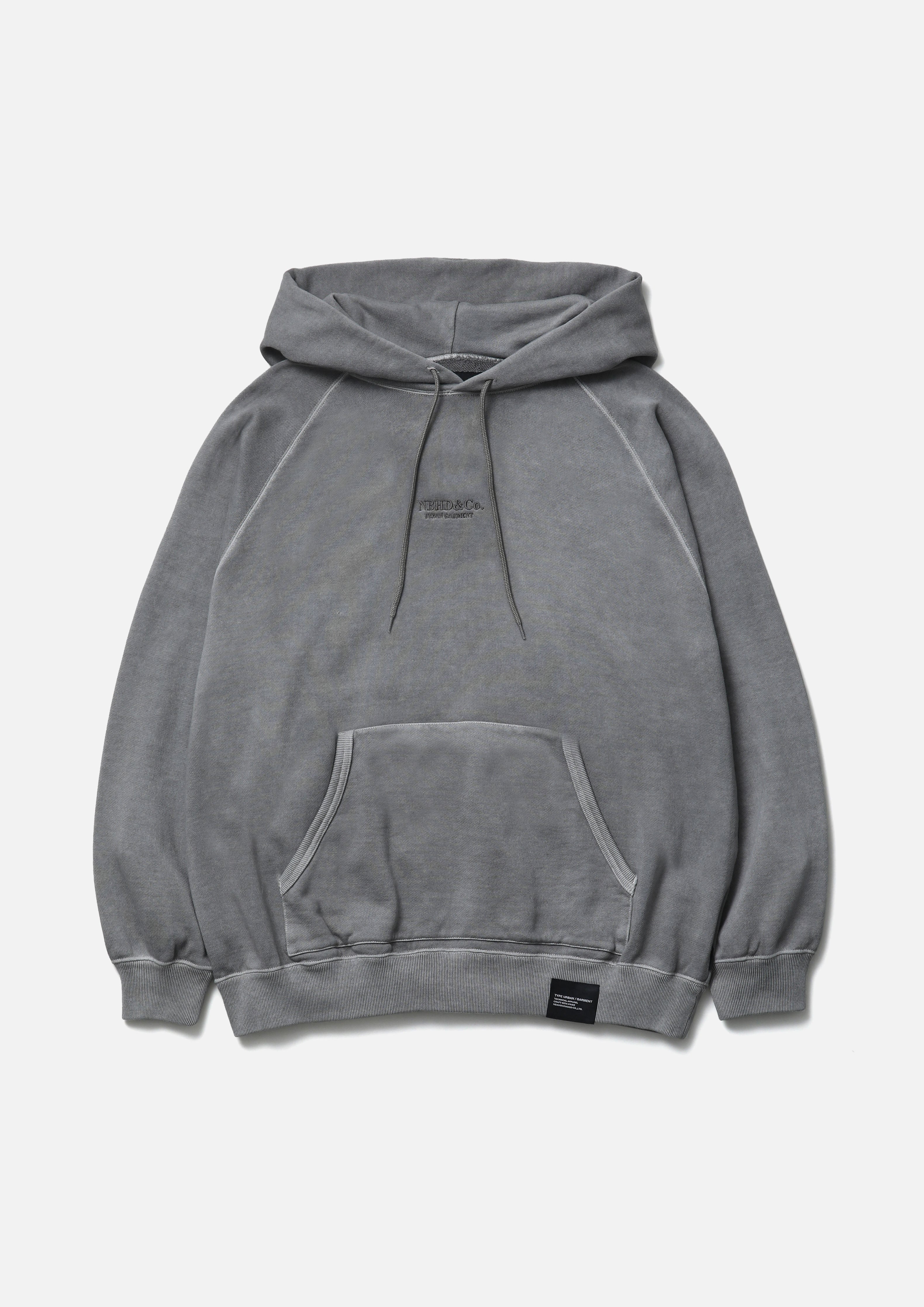 PIGMENT DYED SWEAT HOODIE LS
