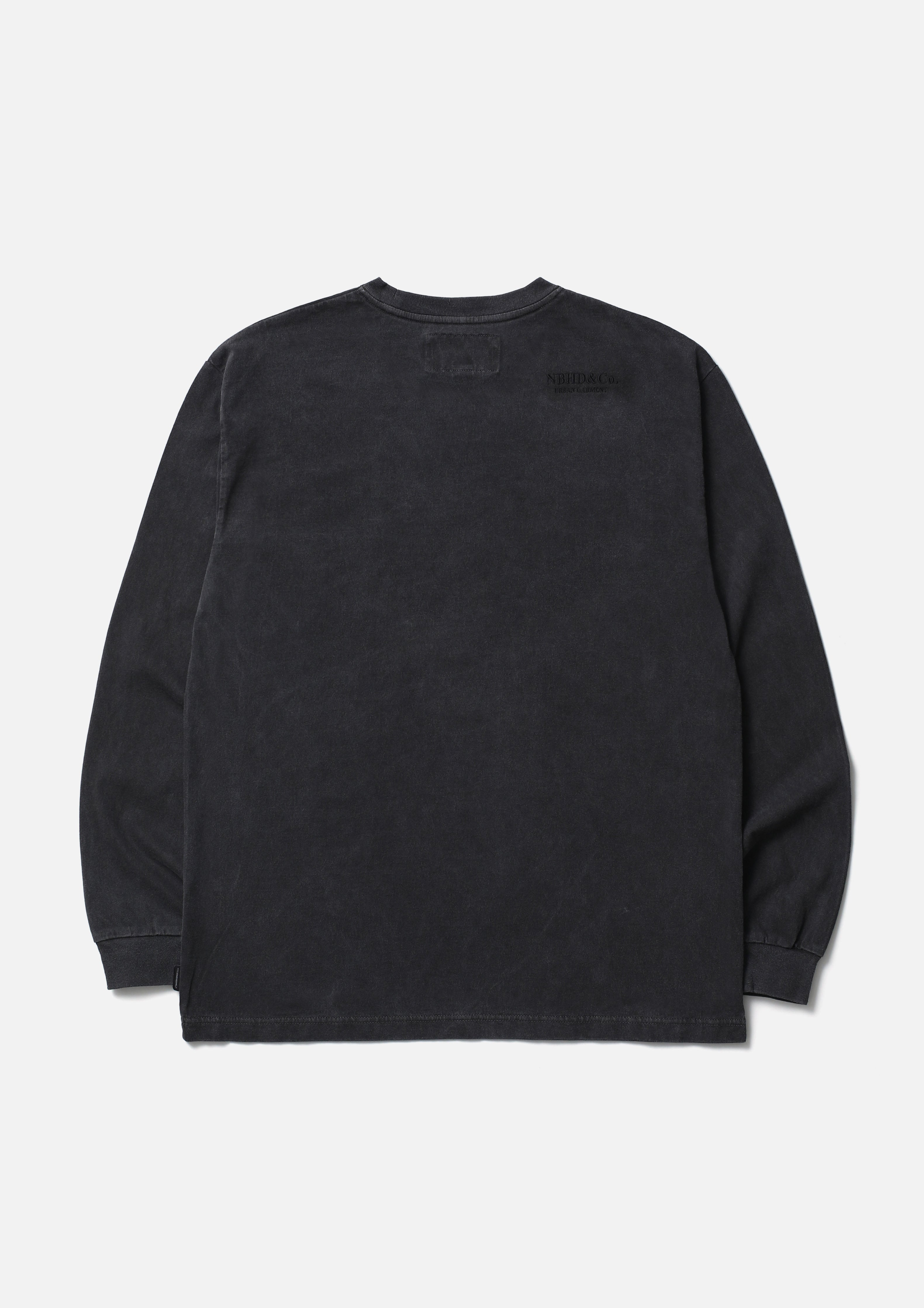 PIGMENT DYED CREWNECK LS