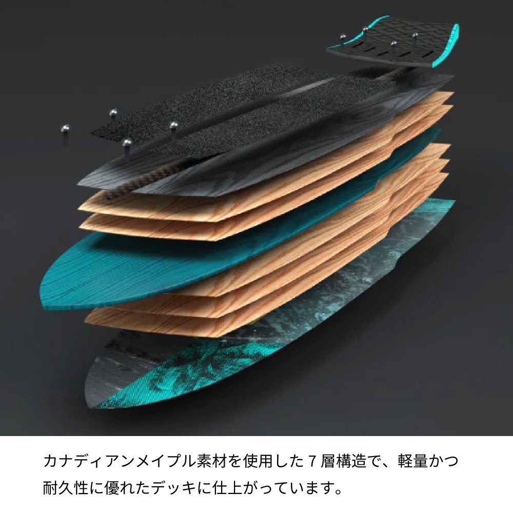 OCEAN オーシャン 36 サーフスケートボード カーボン 36” AZTRON