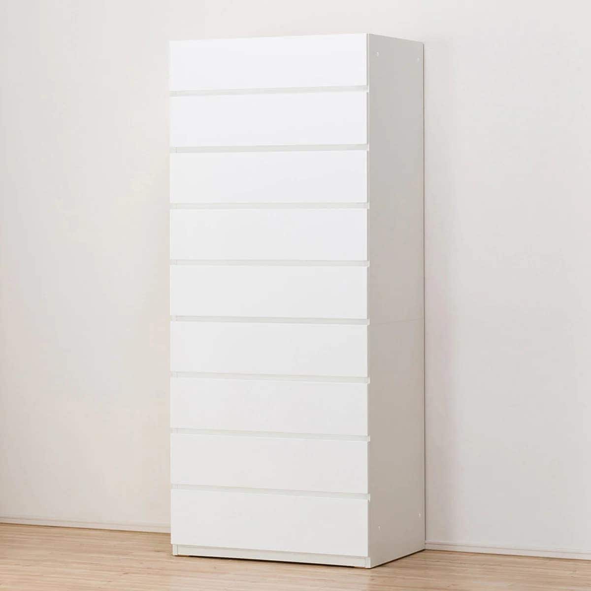 タワーチェスト(ポルテD 80TC WH) | ニトリネット【公式】 家具