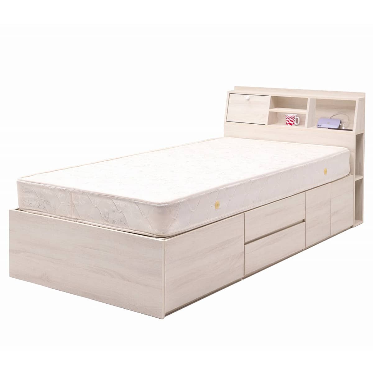 収納付き シングルベッドフレーム(KC WW) | ニトリネット【公式】 家具