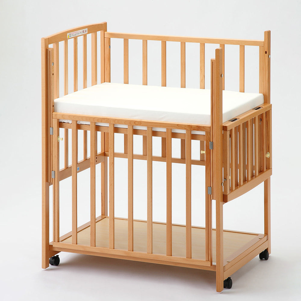 コンパクトベッドツーオープン(収納棚付)【ミニベッド】 DY-211