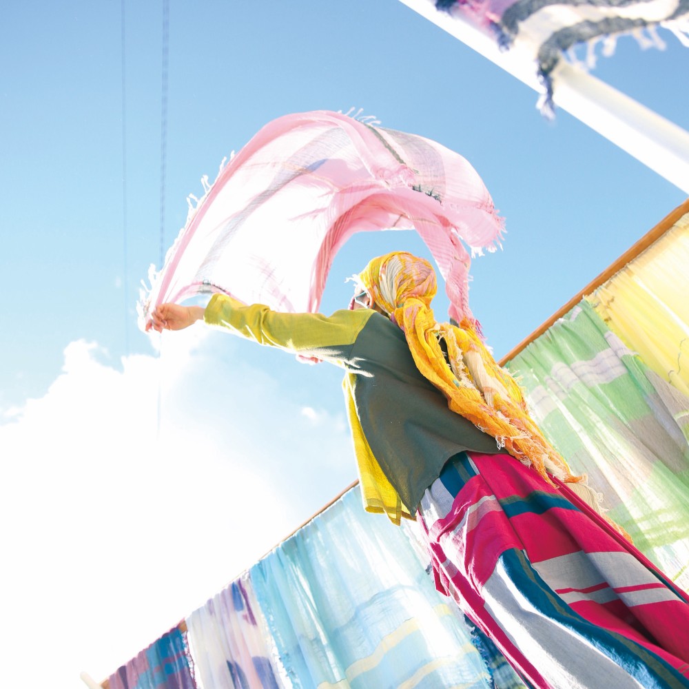 roots shawl BIG | tamaki niime