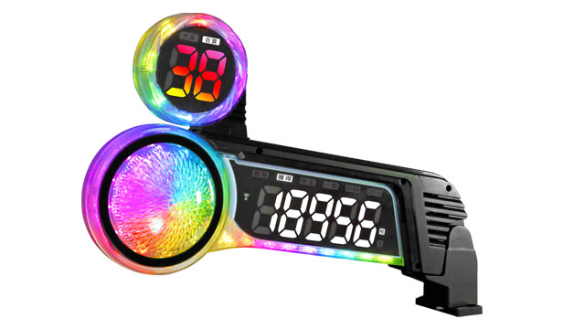 表示灯・出玉表示機デダマスター：超大型出玉表示機の登場、スフィア