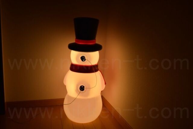 LEDブローライト スノーマン W35×H87×D31cm