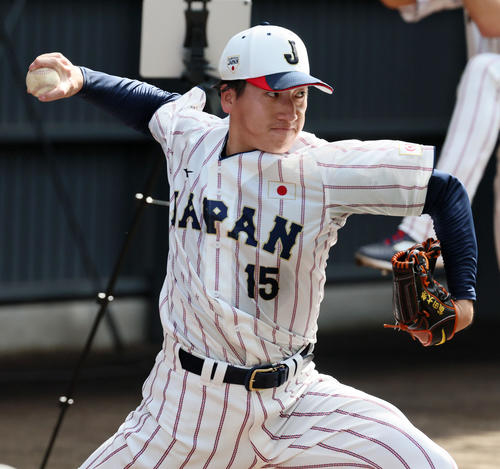 侍ジャパン】守護神争い激化 大勢＆松山晋也“初絡み”「なんて呼んだら