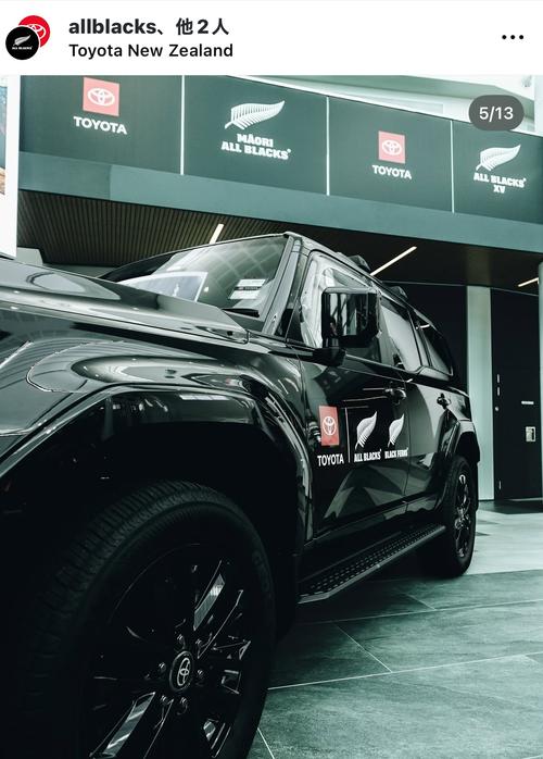 ラグビー】オールブラックスのトレーニングウェアにTOYOTA NZ