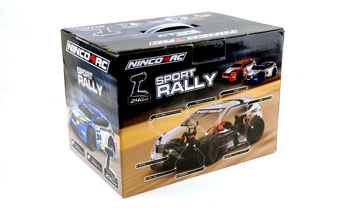 Sport Rally red radio control car