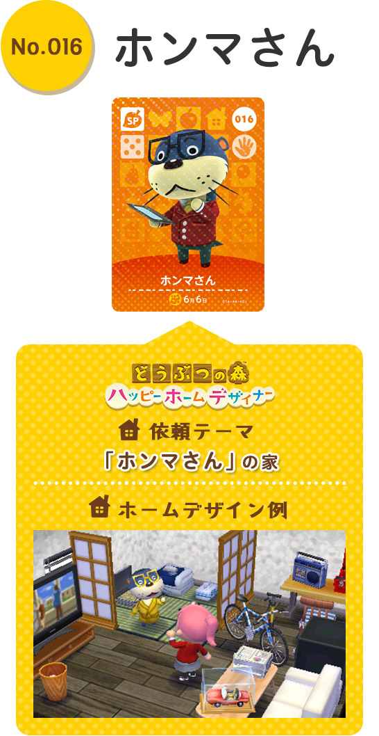 どうぶつの森amiiboカード第1弾