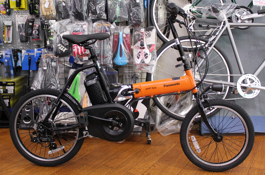 Panasonic製の折り畳み電動自転車オフタイムが入荷いたしました。