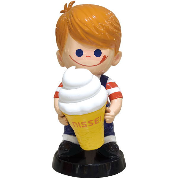 非売品】日世ソフトクリーム人形 ソフトクリーム坊や ニックン ソフビ