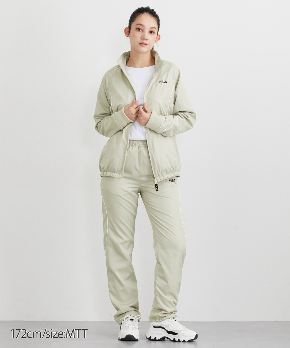 FILA高身長 ライトリップ×裏フリースジャケット（UVカット）（同
