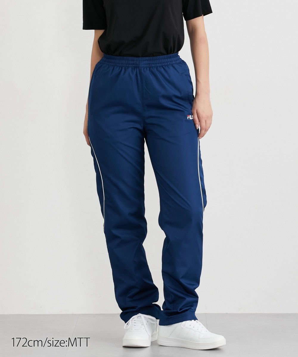 FILA高身長 ライトリップ×裏フリースロングパンツ（UVカット