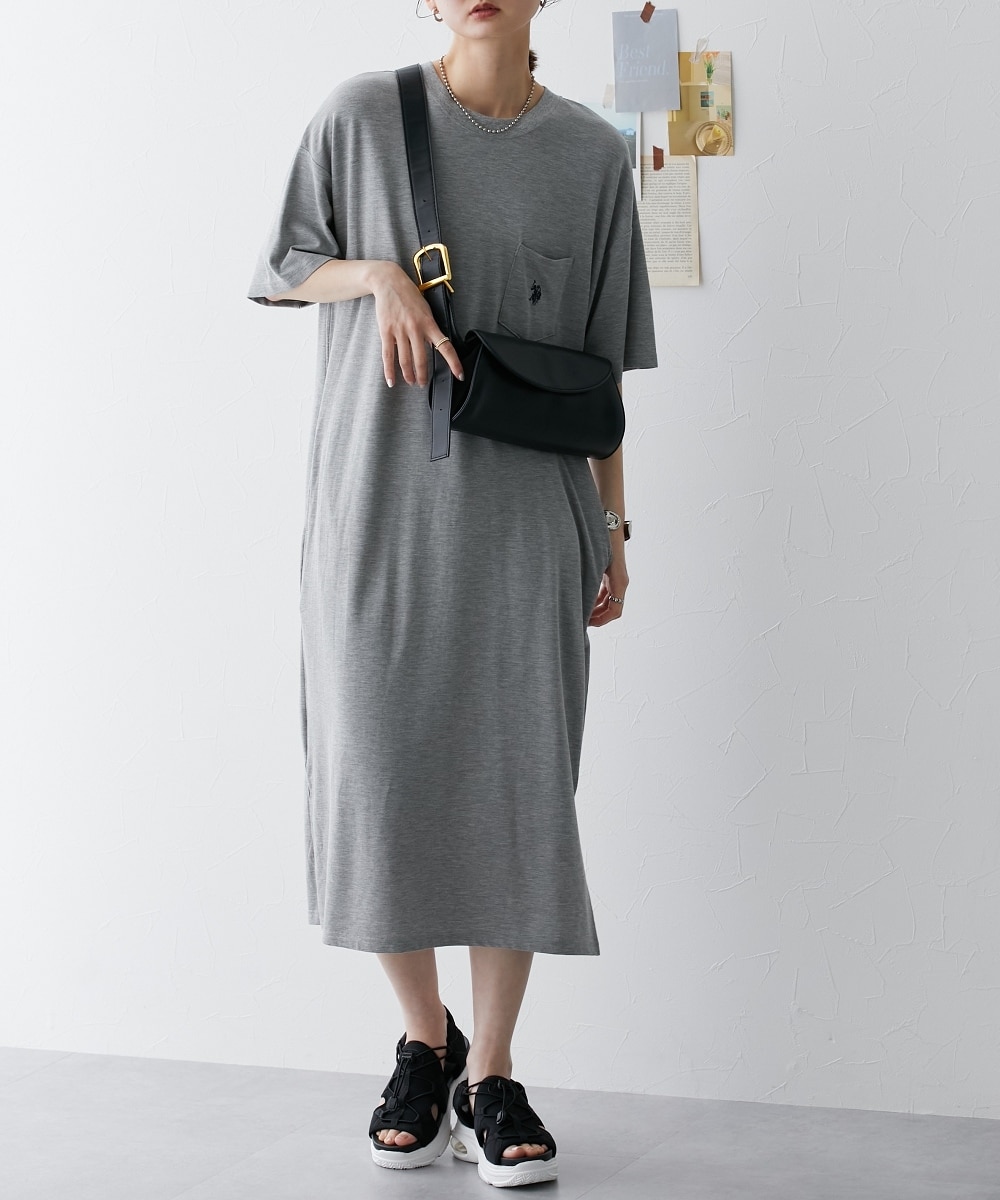 U.S. POLO ASSN.】ワンポイント刺繍ワンピース 通販【ニッセン】