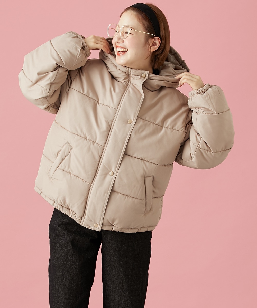 フード付き中綿ジャケット＜Le temps riche＞ 通販【ニッセン】