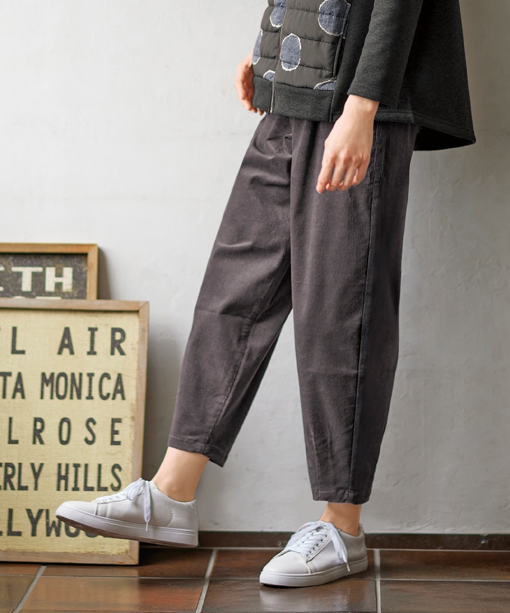 コーデュロイコクーンパンツ 通販【ニッセン】