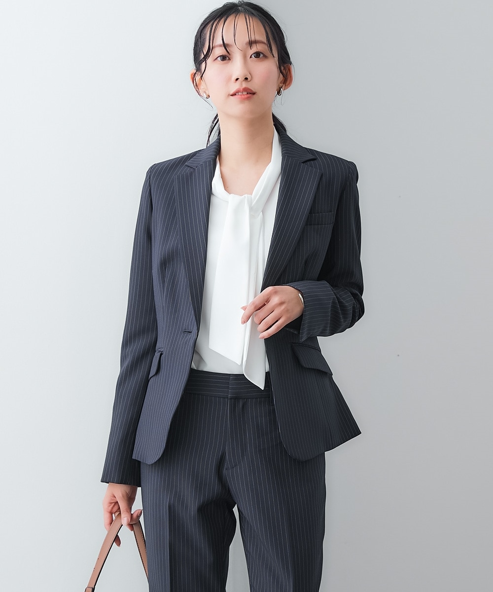 theory セオリー グレー ツイード パンツスーツ 上下 S 美品 WOMEN