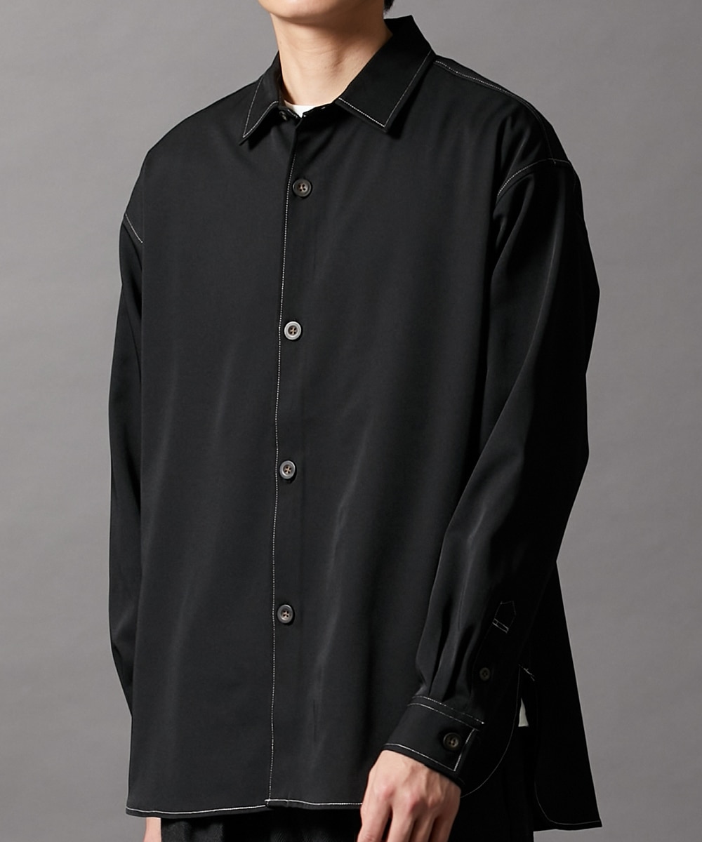 ステッチングオーバーシャツ 通販【ニッセン】