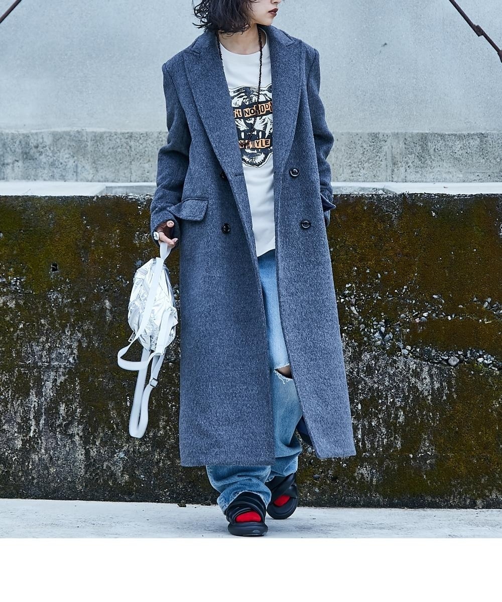 シャギーチェスターコート＜大きいサイズ有＞GEVS. 通販【ニッセン】