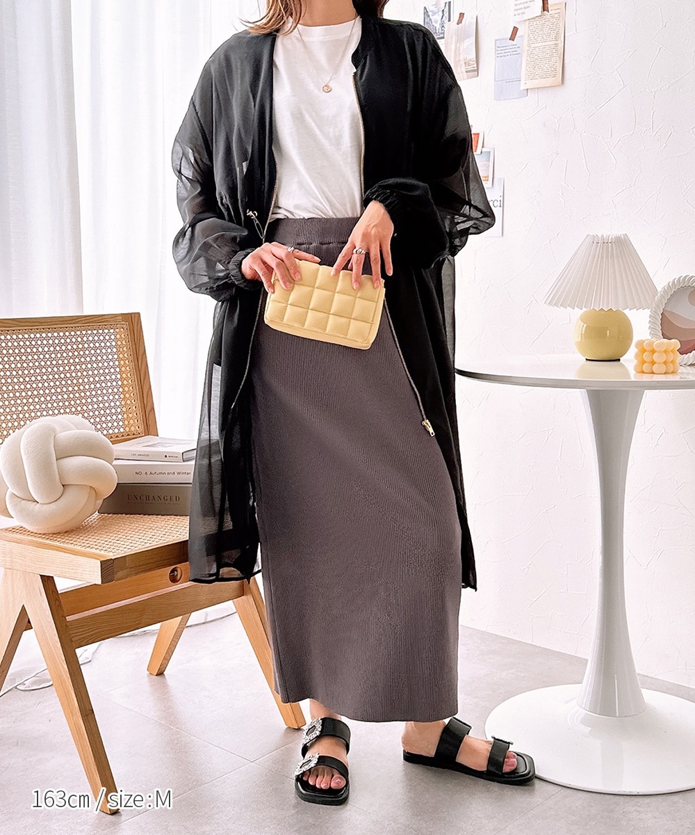 モッズ風ロング丈シアーコート 通販【ニッセン】