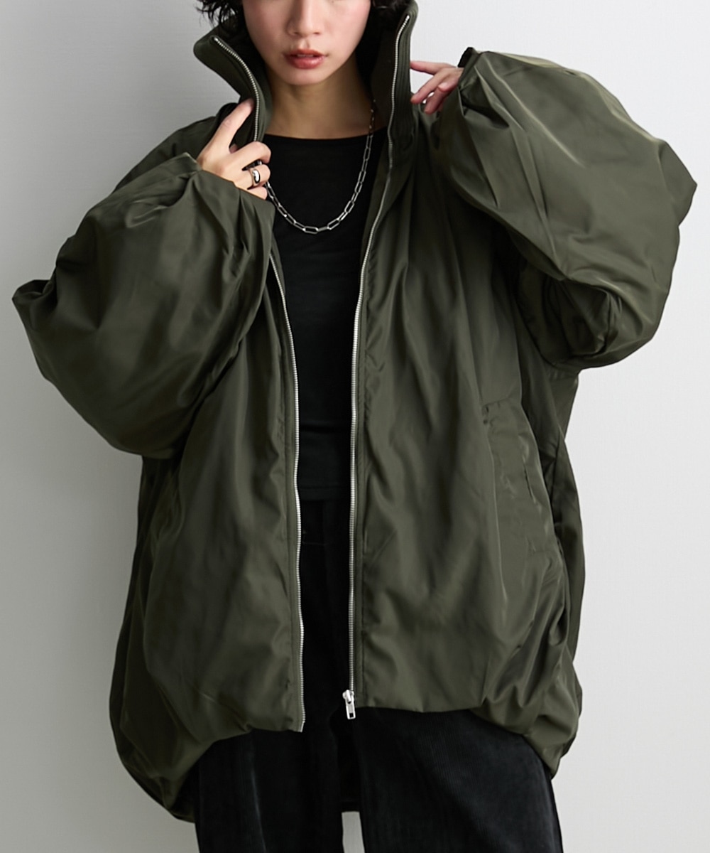 洗える】中わた入りオーバーサイズバルーンコート ［Soiunique］ 体型