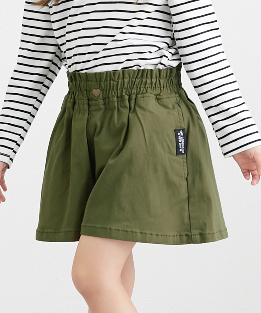 ハートボタンキュロット（女の子） 通販【ニッセン】