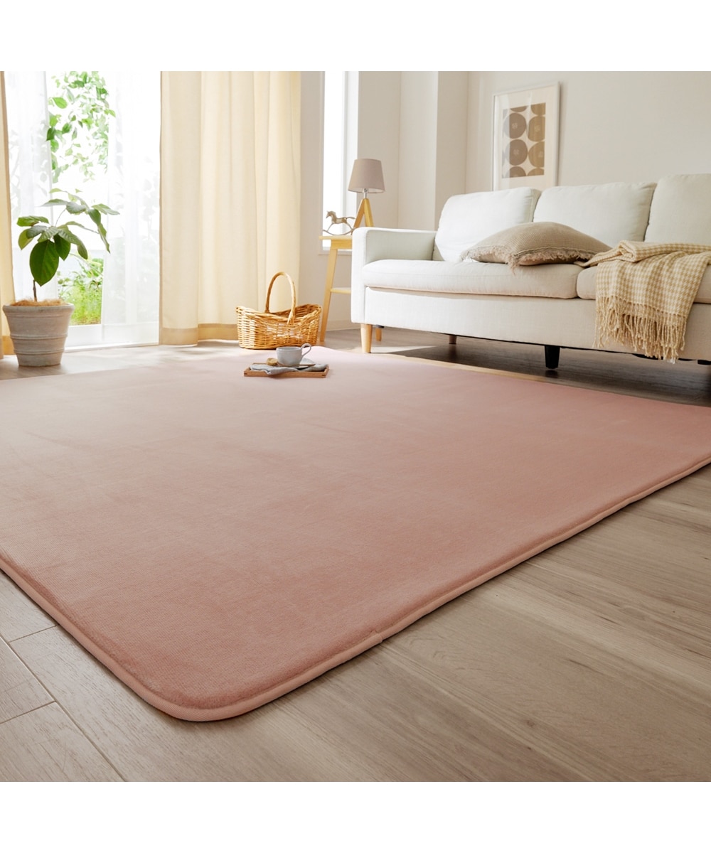 ラグ｜ボアラグシリーズ・スモーキーカラー・ウレタン入・厚みが選べる