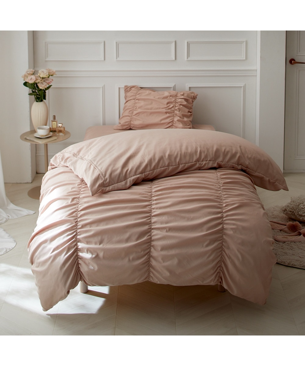 ギャザー布団カバーセット【フルーエ/大人可愛い】 通販【ニッセン】