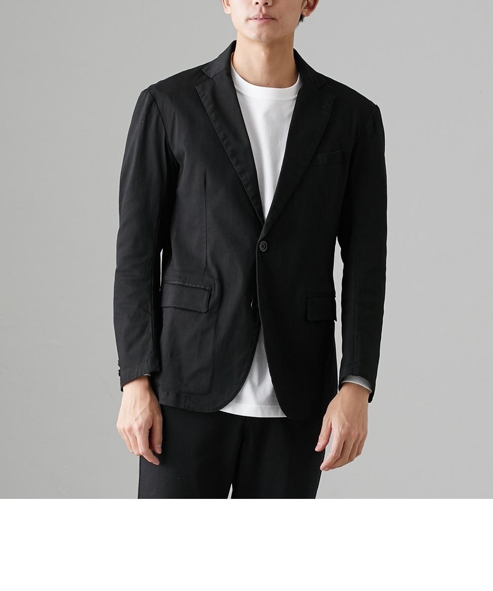 セットアップ可能】ストレッチ素材 腕をあげやすいテーラード