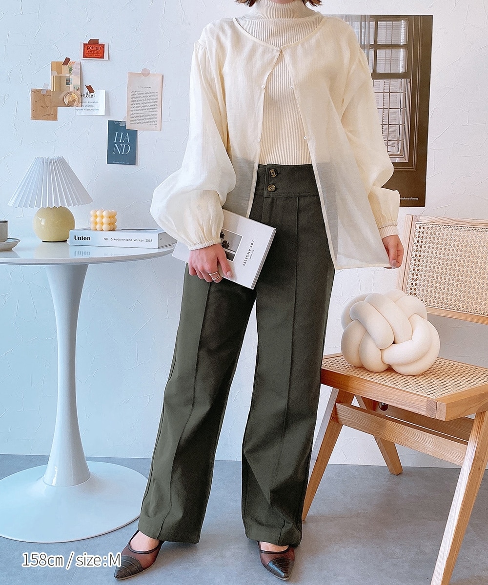 2WAYサロペットパンツ 通販【ニッセン】