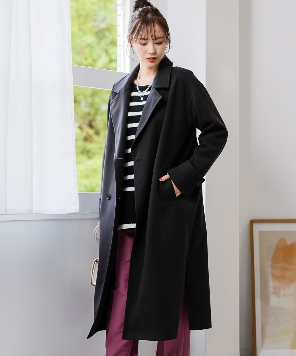 大きいサイズ サイドスリットチェスターコート 通販【ニッセン】