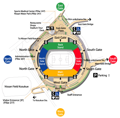 Stadium and Surroundings｜NISSAN STADIUM