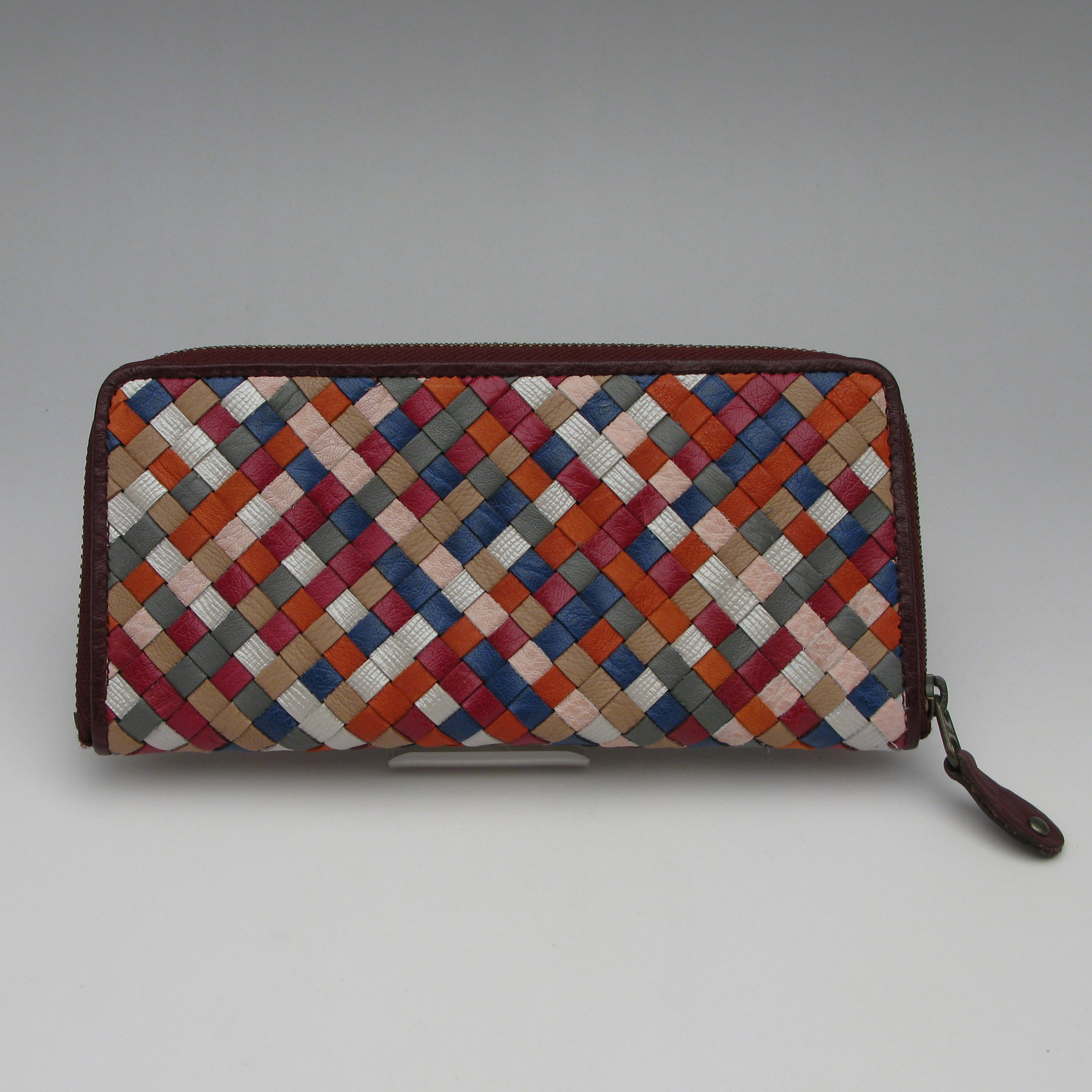 IBIZA（イビサ）カラフルメッシュ ラウンドファスナー長財布