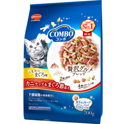 コンボ キャット まぐろ味・かつお節・小魚添え | 日本ペットフード