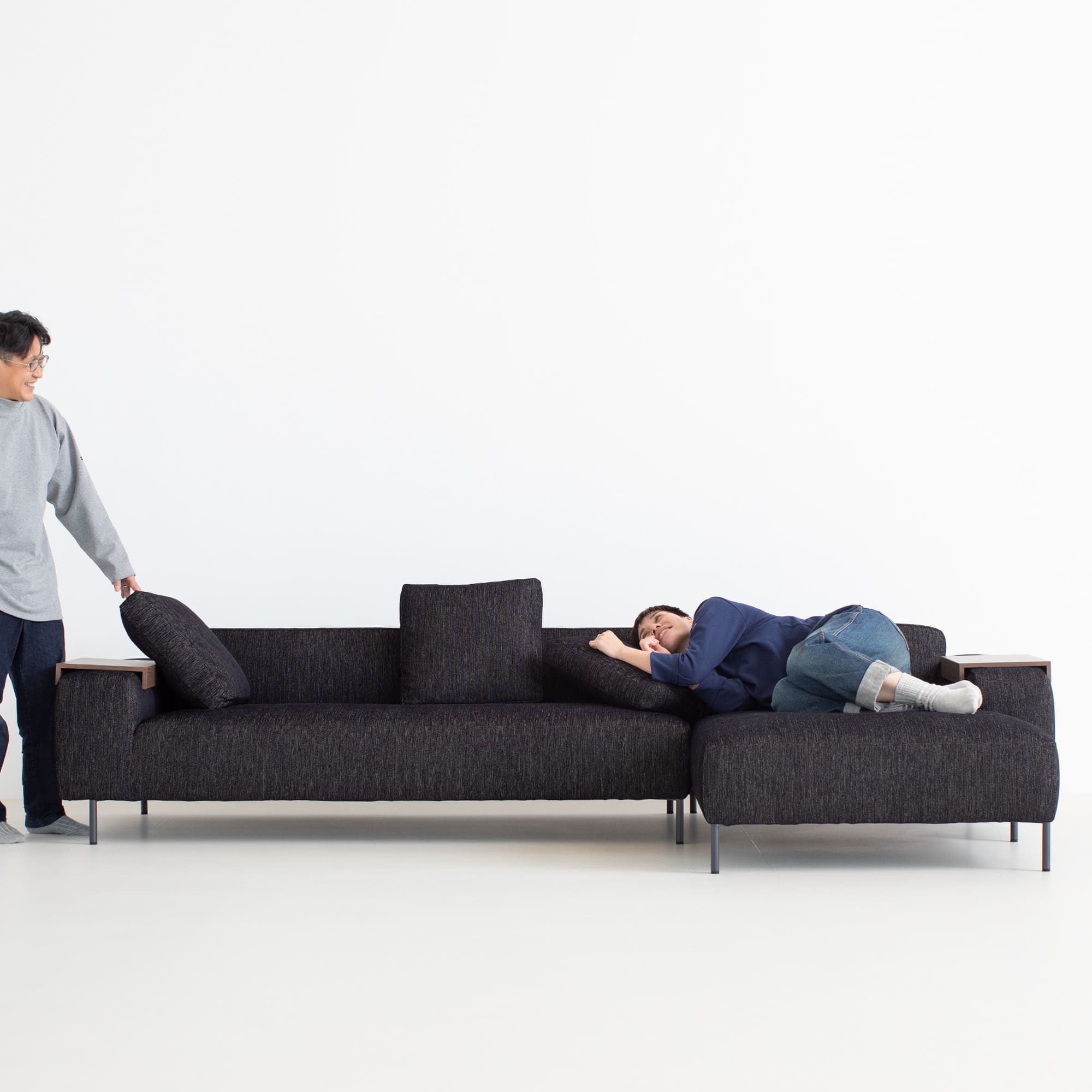 Decibel C4 3人掛けカウチソファセット」 製品詳細ページ | 国産ソファ