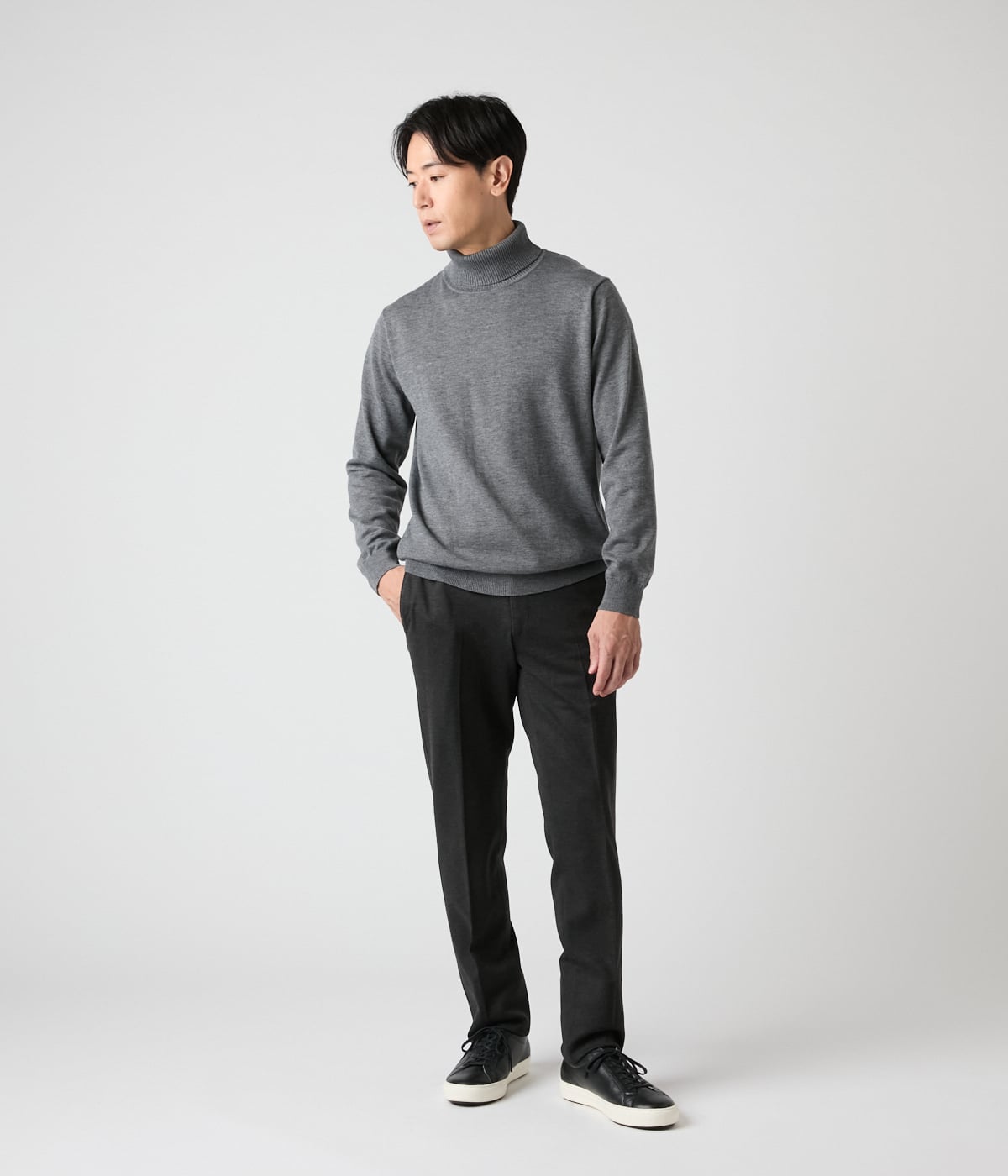 ウォッシャブル】タートルネックニット(16526522-2025)｜ファッション