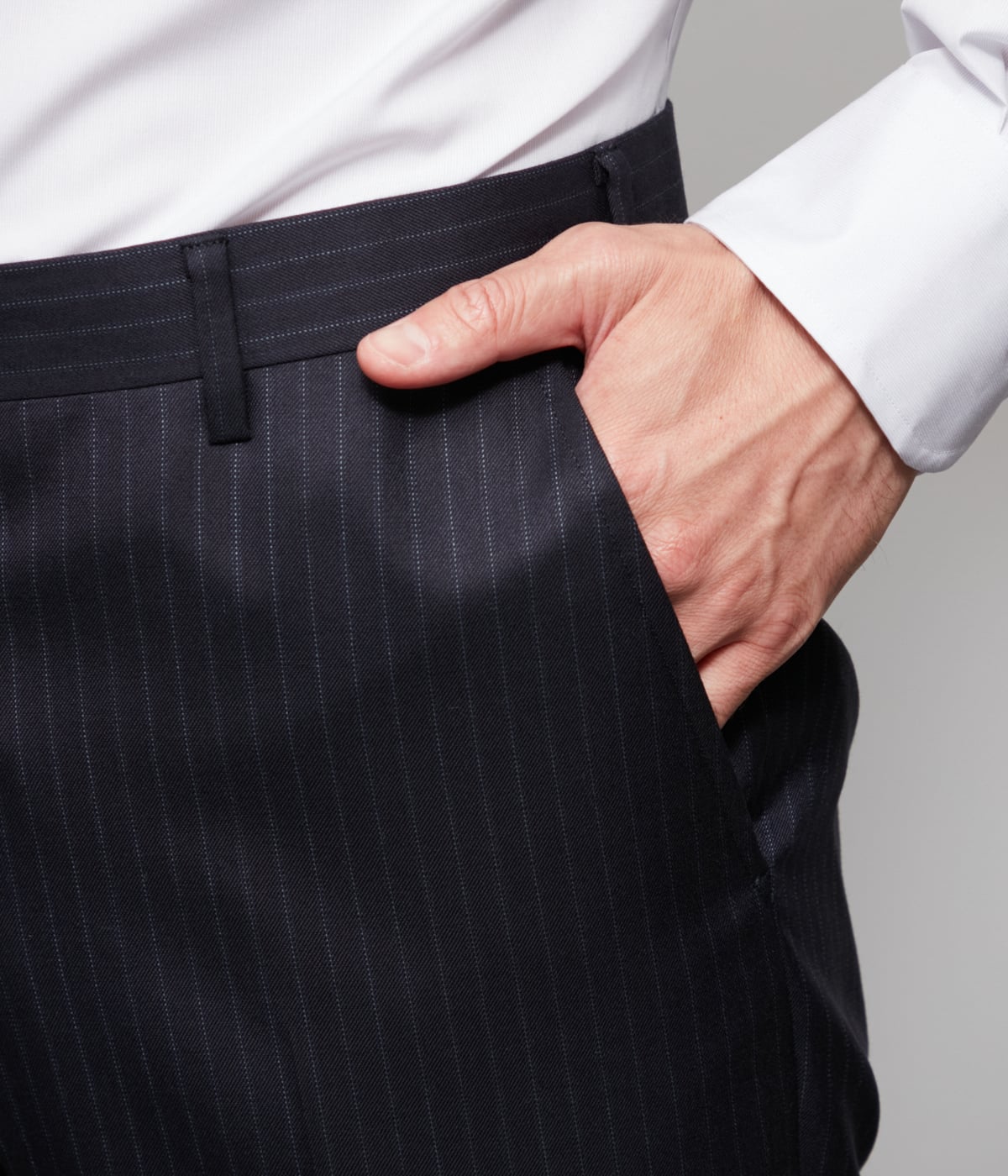 TAILOR CLOTH シルク混 ストライプ スーツ(11023100-2024