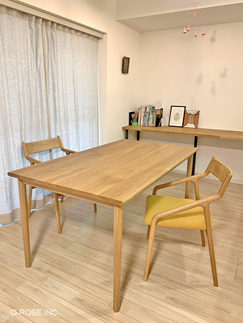 オー・ローズ ファニチャー 村澤一晃さん 宮崎椅子製作所 MMテーブル