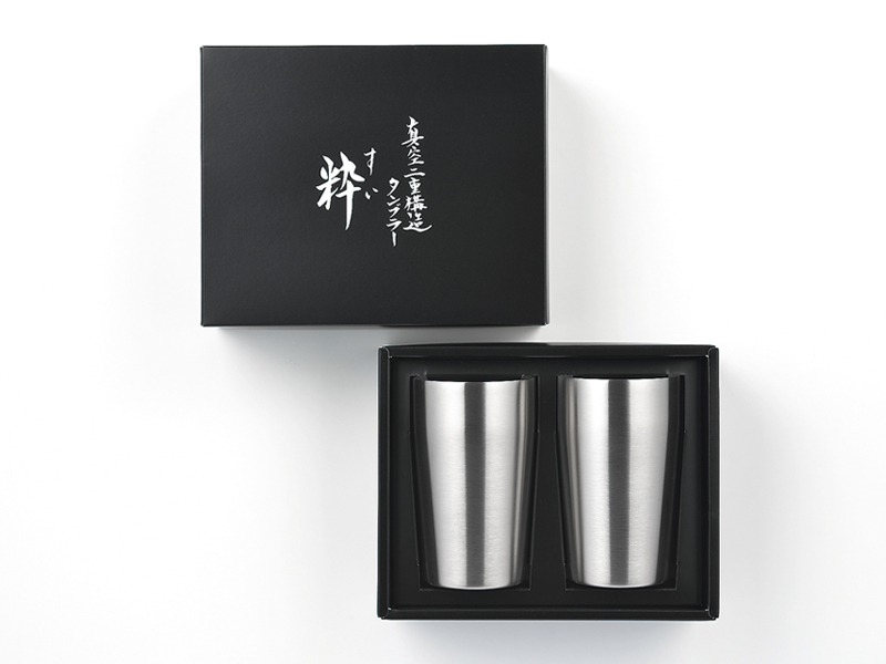 粋 真空Wステンタンブラー（320ml）ペアセット | 株式会社タマハシ