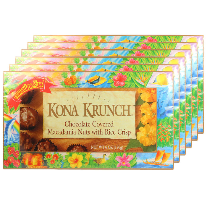 Hawaiian Sun Kona Krunch: Chocolate Covered Macadamia Nuts