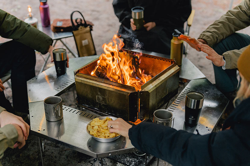 Pack & Carry (M) Fireplace - Takibi Fire & Grill - Snow Peak