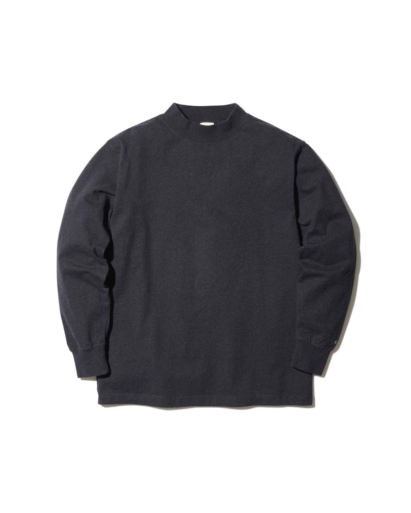 Recycled Cotton Mockneck Long Sleeve T-Shirt | Snow Peak