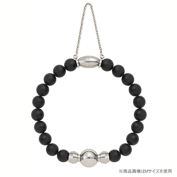 念珠ブレスレット プレミアム フロストオニキス | ソウルジュエリー