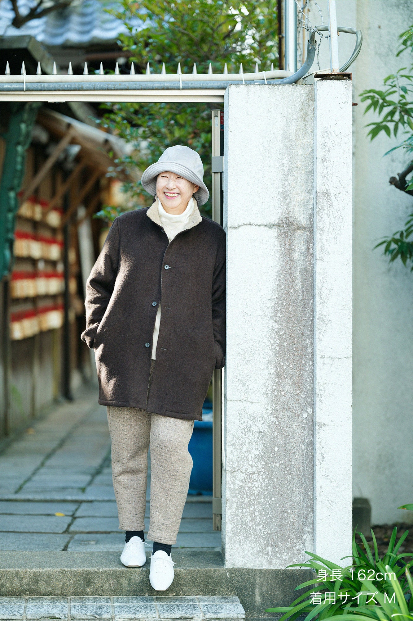 スタンドカラー ショートコート（秋冬）