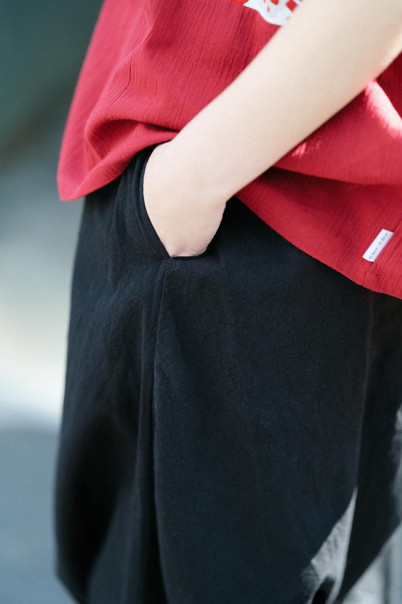 伊勢木綿 20/20 麻混 富士（ふじ） 2.0／濡羽色2（ぬればいろ）