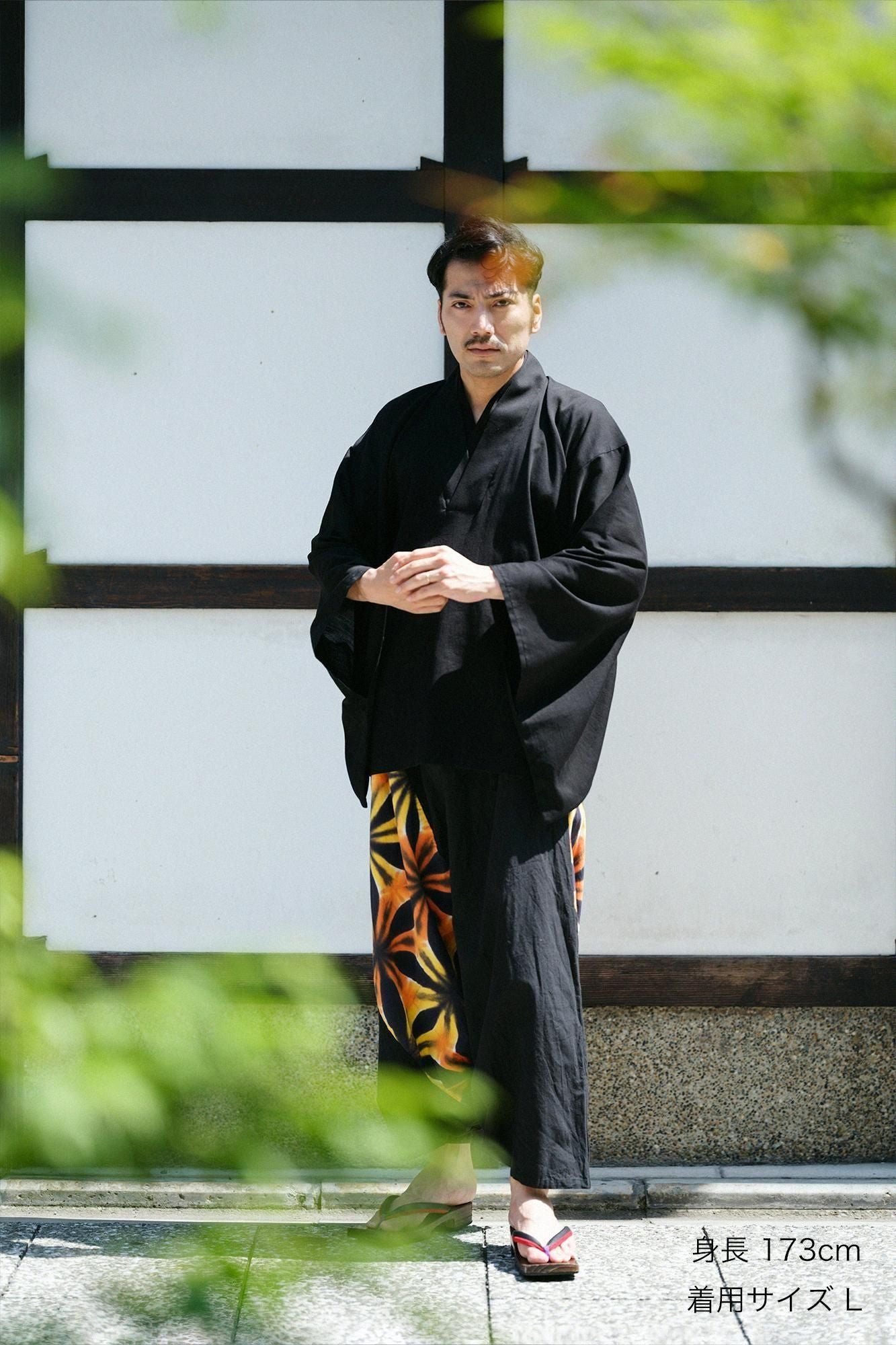 まり木綿 有松鳴海絞り 伊勢木綿 20/20 麻混 富士（ふじ） ／雪花