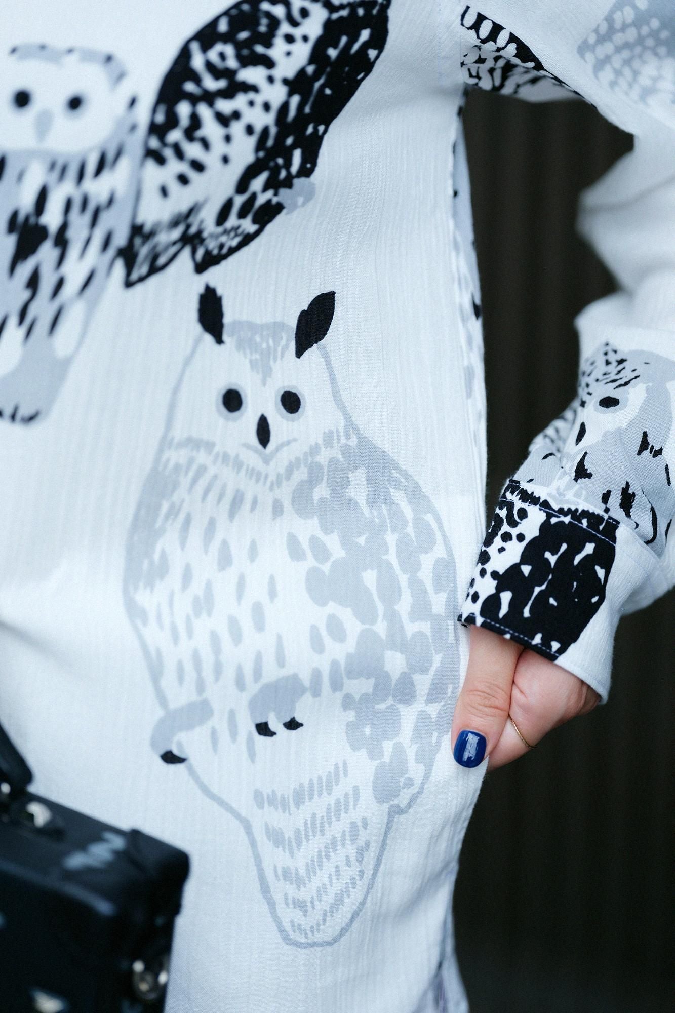 3月17日頃発送予定】高島縮 20/20 スタンドカラーシャツSP 2.0／ふくろう