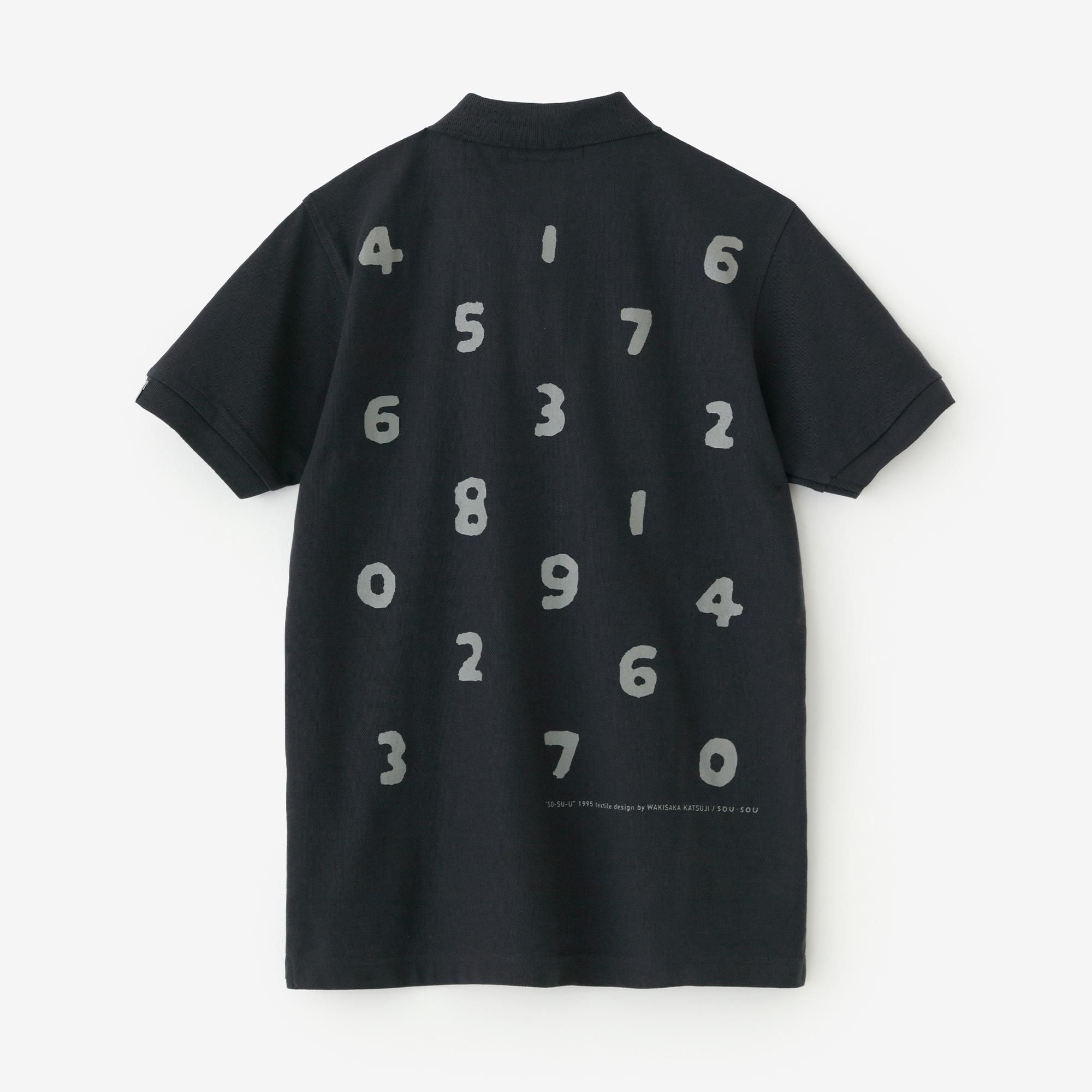 デポルターレ 半袖ポロシャツ／ブラック