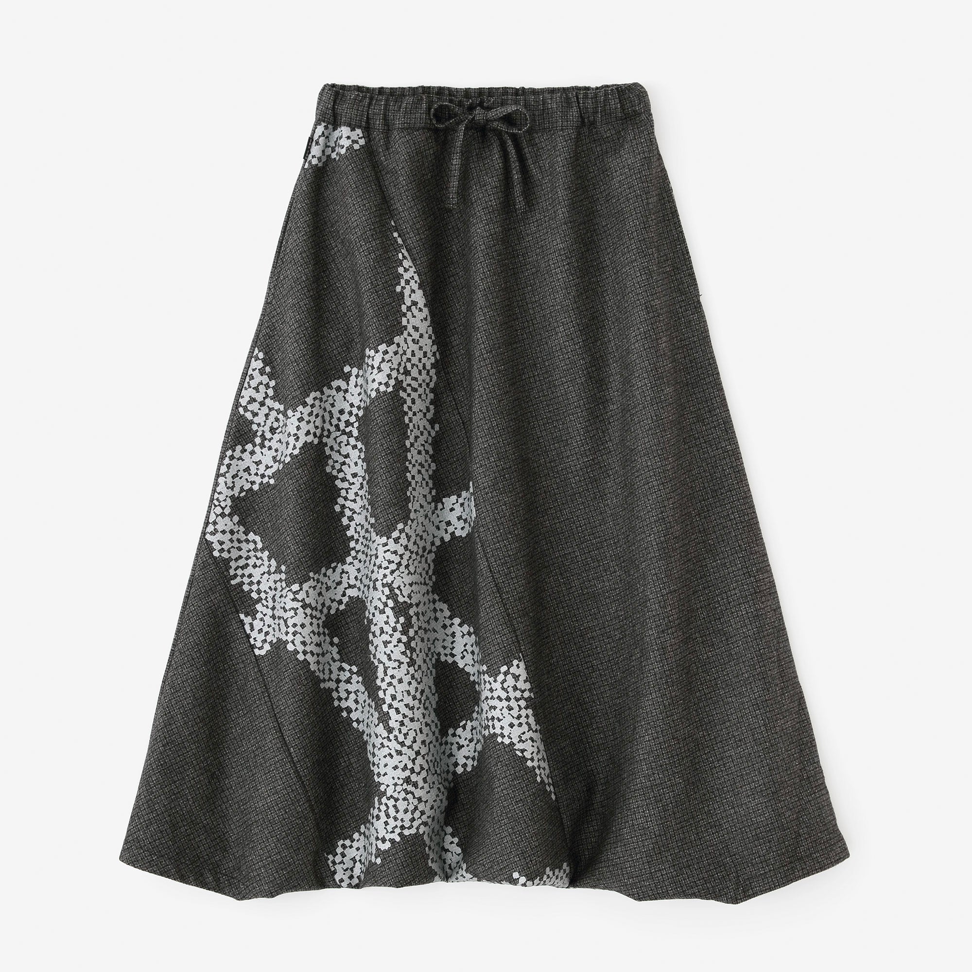 まり木綿 有松鳴海絞り 伊勢木綿 20/20 麻混 富士（ふじ） ／雪花